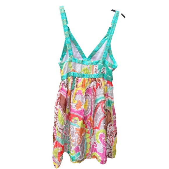 Vintage Milly Printed Bright Paisley Dress - Picture 12 of 14